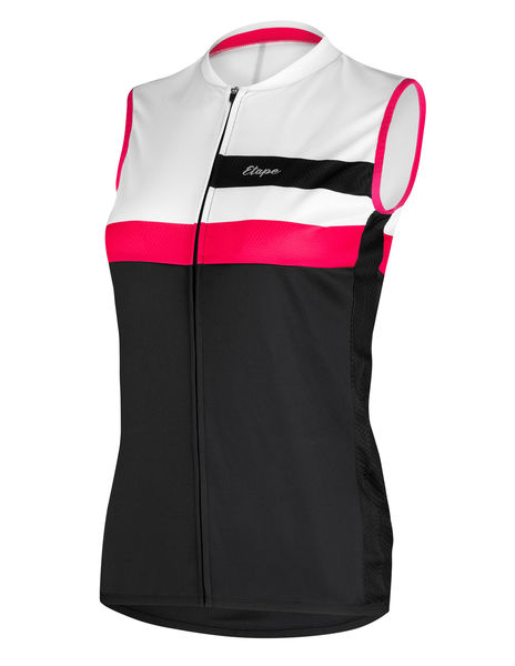 Dámský cyklistický dres ETAPE PRETTY 2.0, bílá/růžová