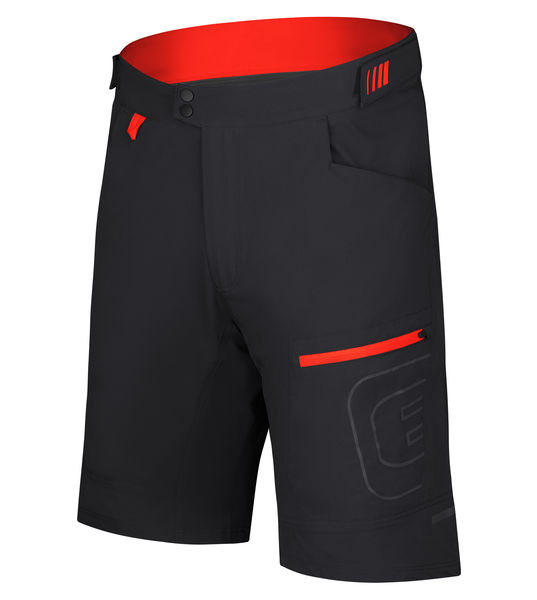 Pánské volné kalhoty ETAPE FREEDOM 3.0, černá/červená