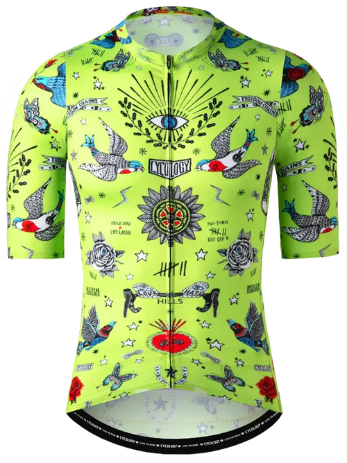 Cyklodres CYCOLOGY Tattoo Reborn, men, krátký rukáv