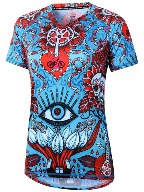 MTB dres CYCOLOGY Baja, dámský, krátký rukáv