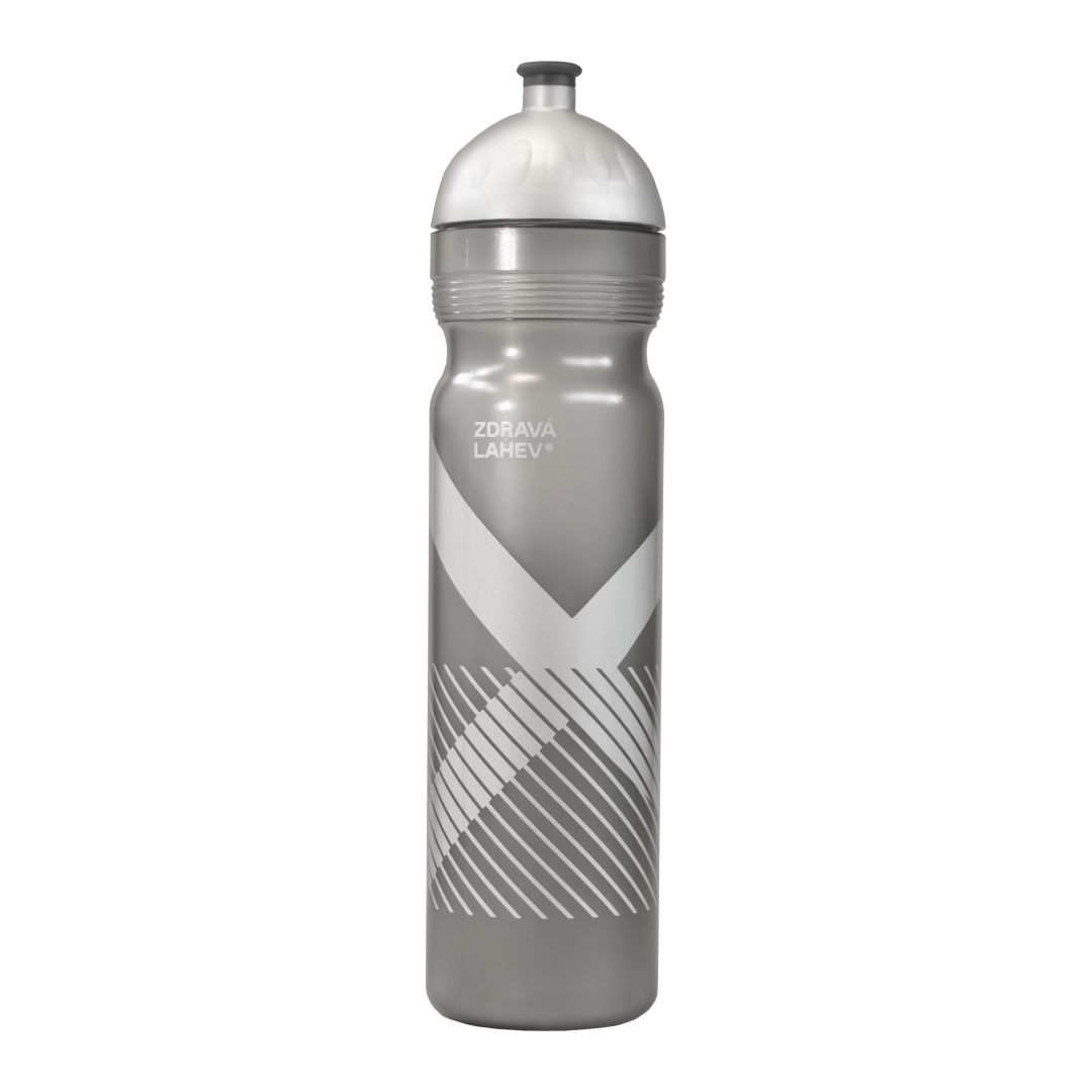 Zdravá lahev SPORT XO stříbrná 1,0l