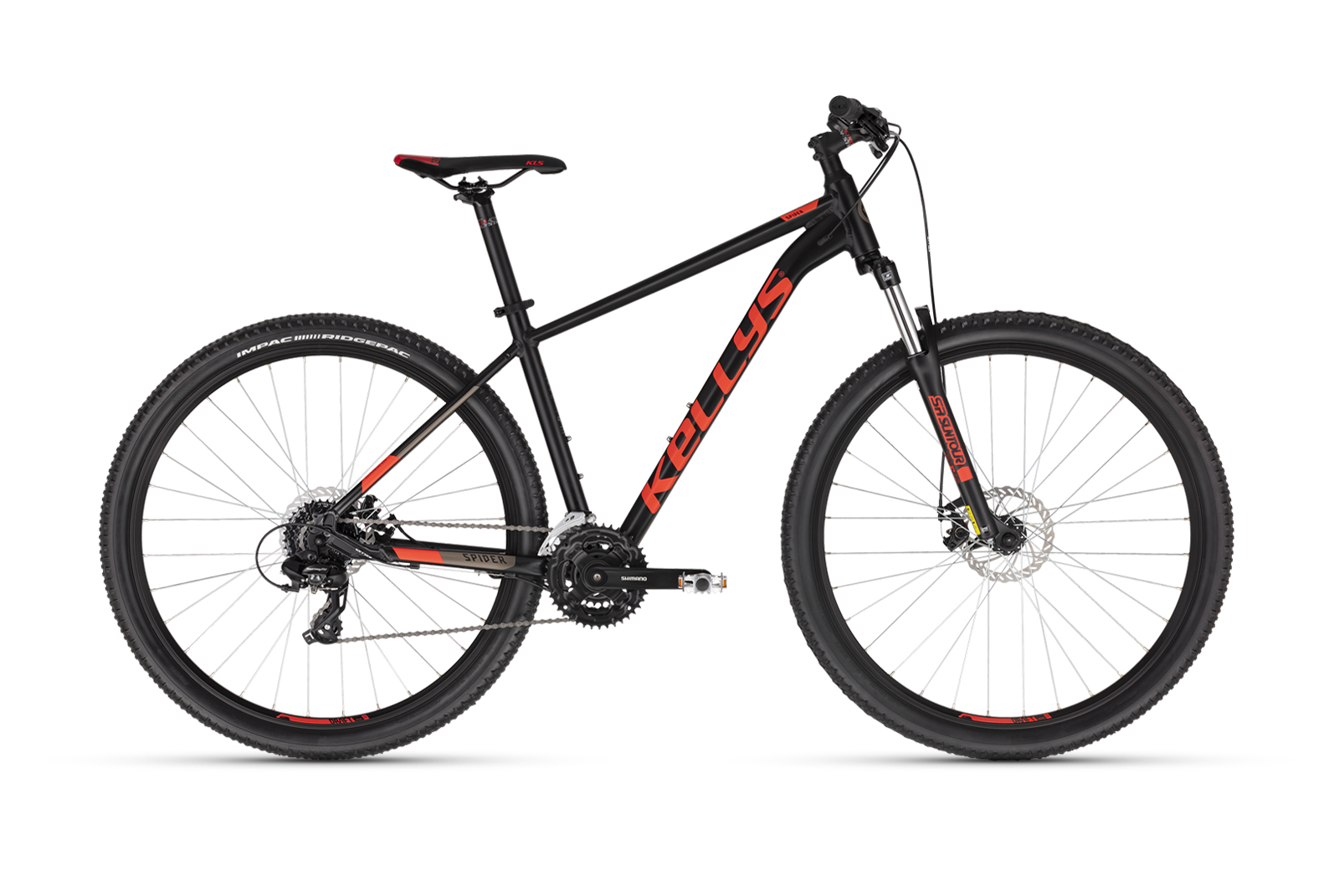 Kellys SPIDER 30 Black, 29" - ZDARMA dopravné, seřízení, odborná montáž a zadní světlo KLS!