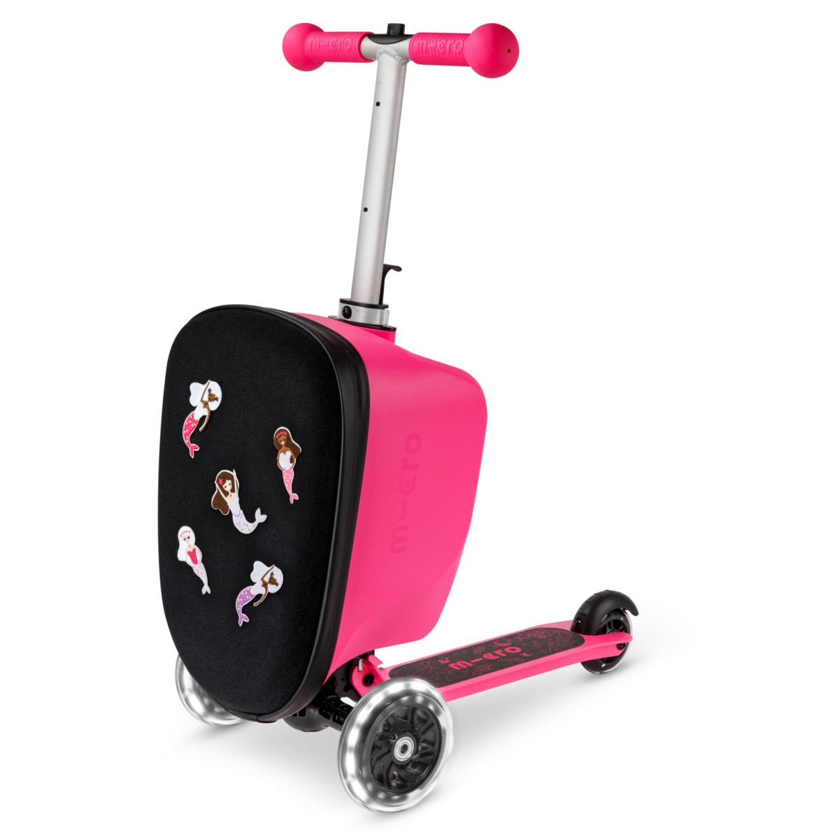 Micro Luggage Junior Patch & Play růžový - ZDARMA dopravné a Zdravá láhev! 