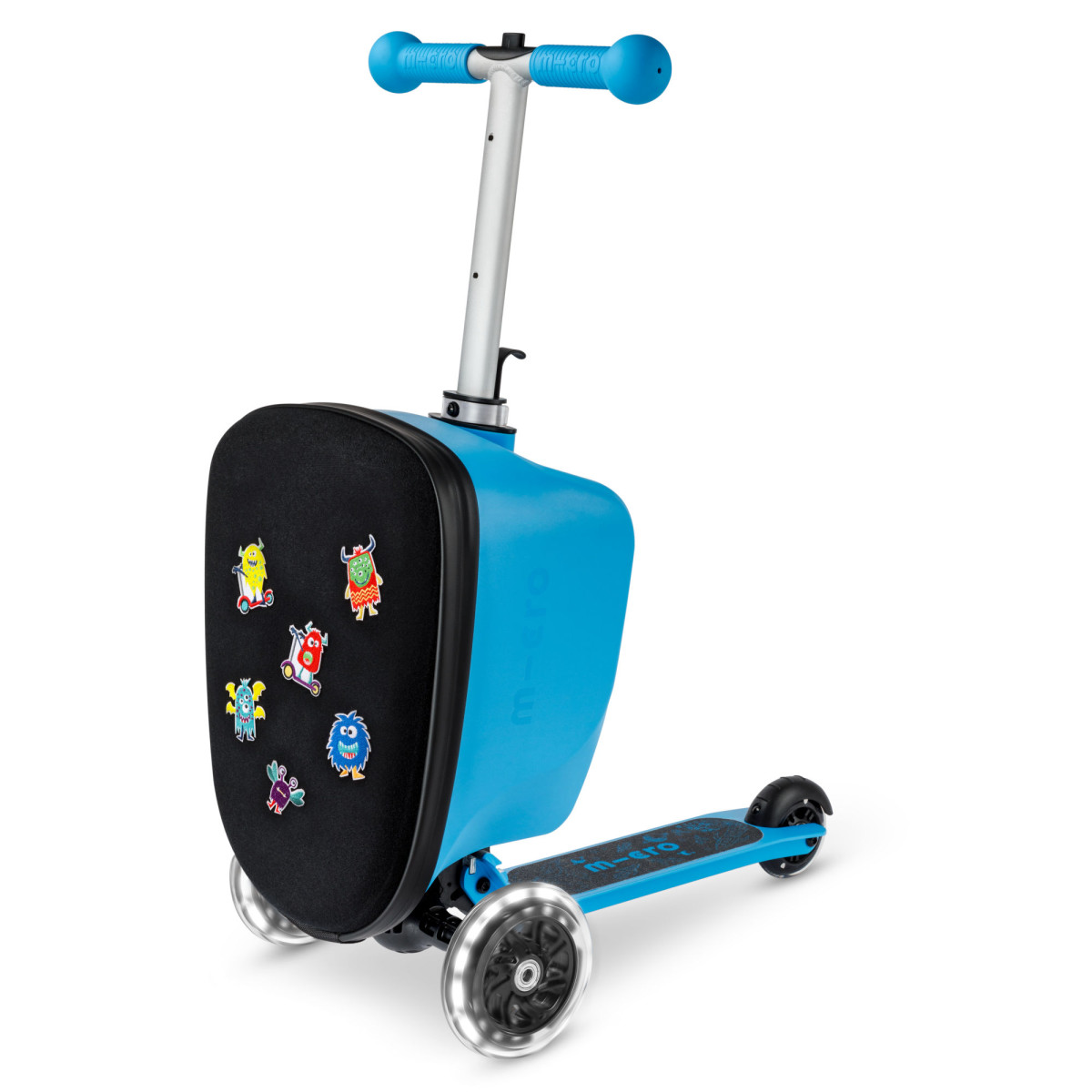 Micro Luggage Junior Patch & Play modrý - ZDARMA dopravné a Zdravá láhev!