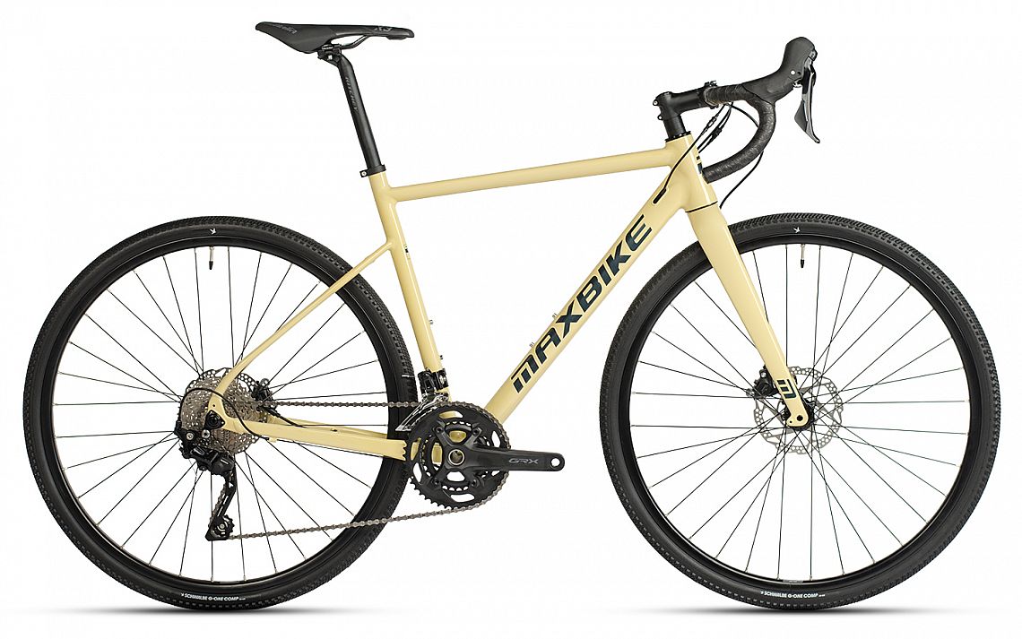 MAXBIKE ONYX, 28", barva béžová, 2025  - ZDARMA dopravné, seřízení, odborná montáž a sada světel!