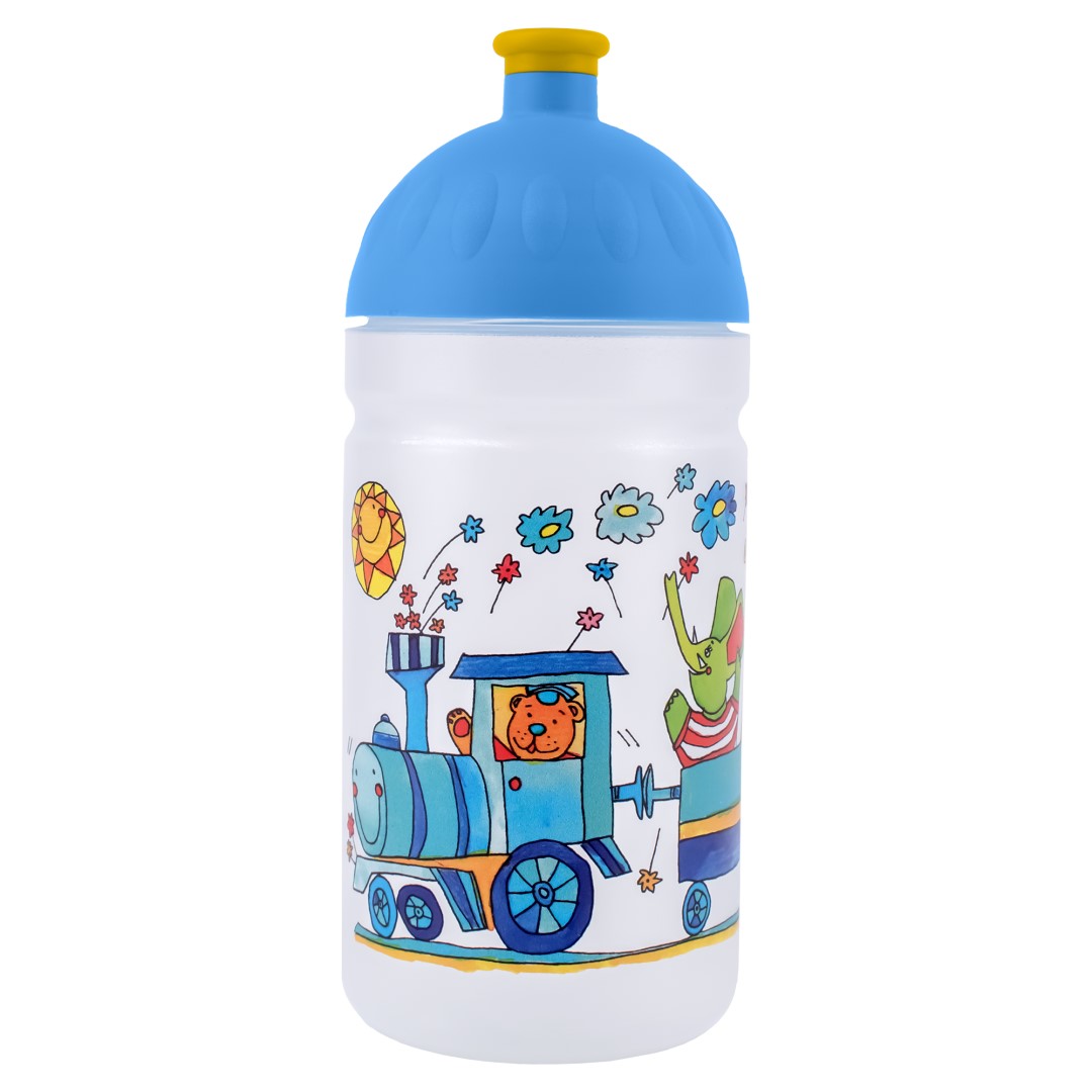 Zdravá lahev - Vláček se zvířátky 0,5l