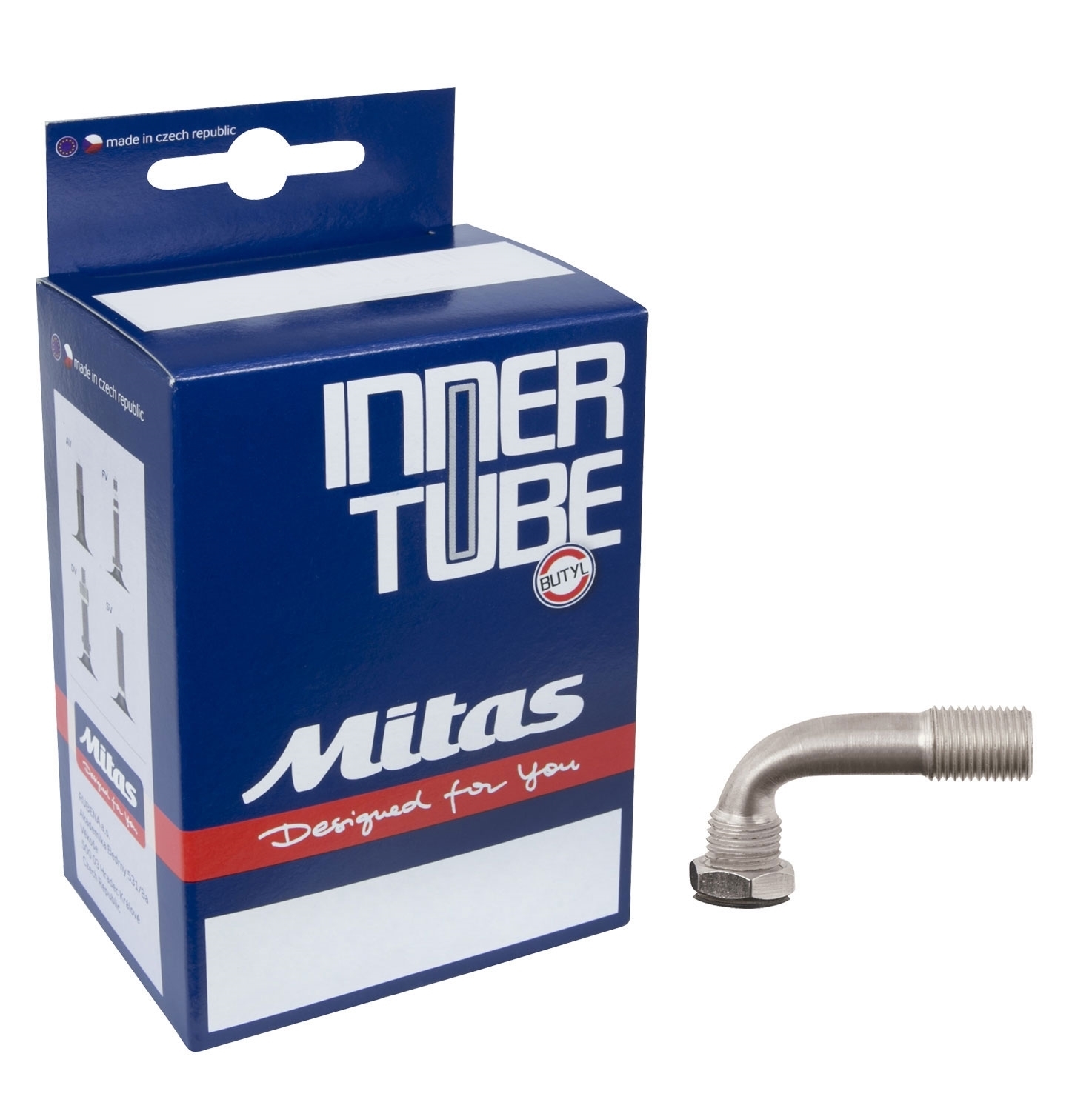 Duše RUBENA 12 1/2 x 1,75-2,50, auto ventilek SV9045