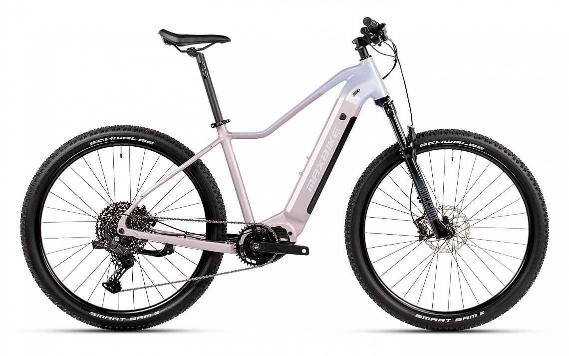 MAXBIKE MAGNA 2.0, růžová/fialová, pneu 29", baterie 20Ah/720Wh, 2025 - ZDARMA dopravné, odborná montáž, seřízení a zámek FORCE!