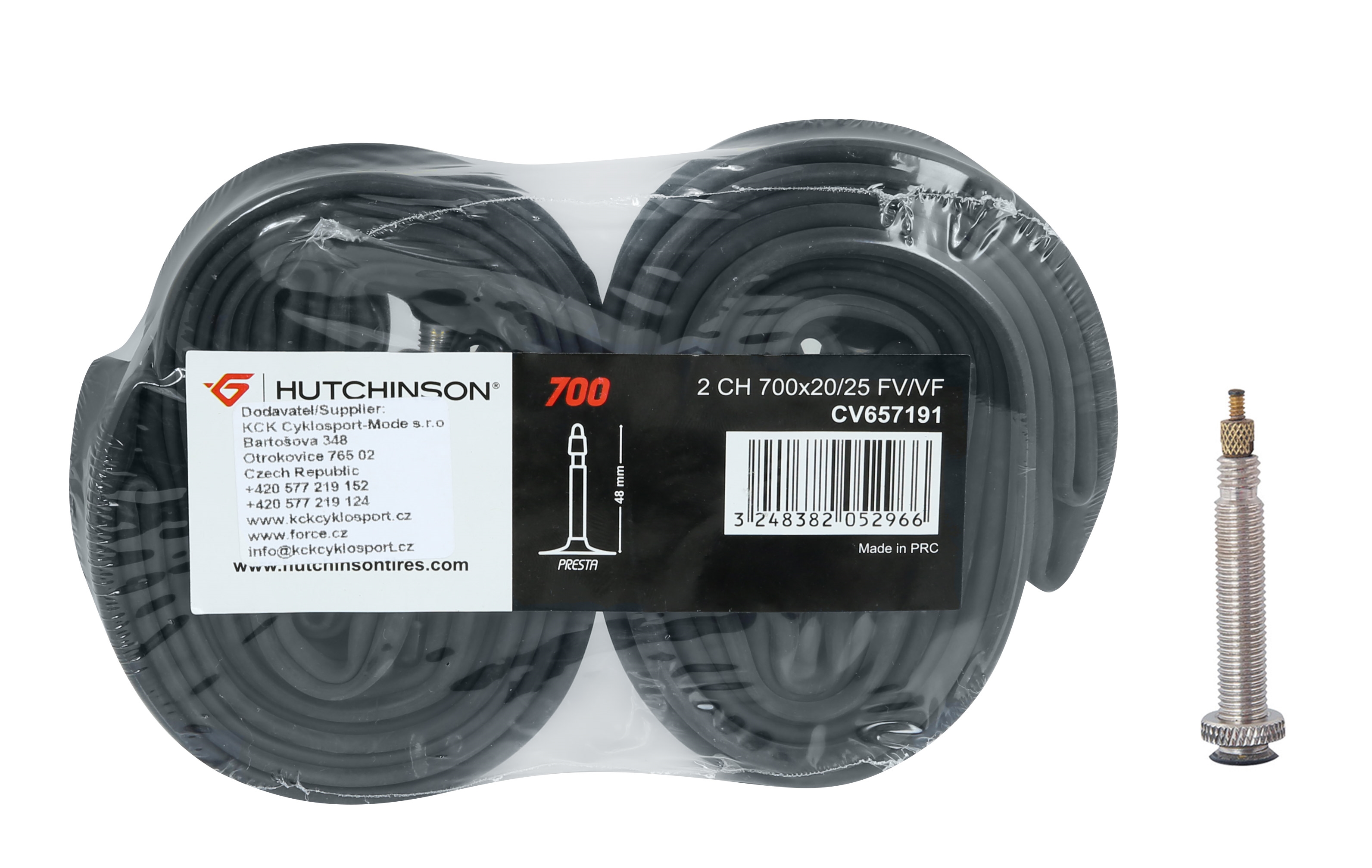Duše HUTCHINSON 700 x 20/25 FV 48mm, 2ks