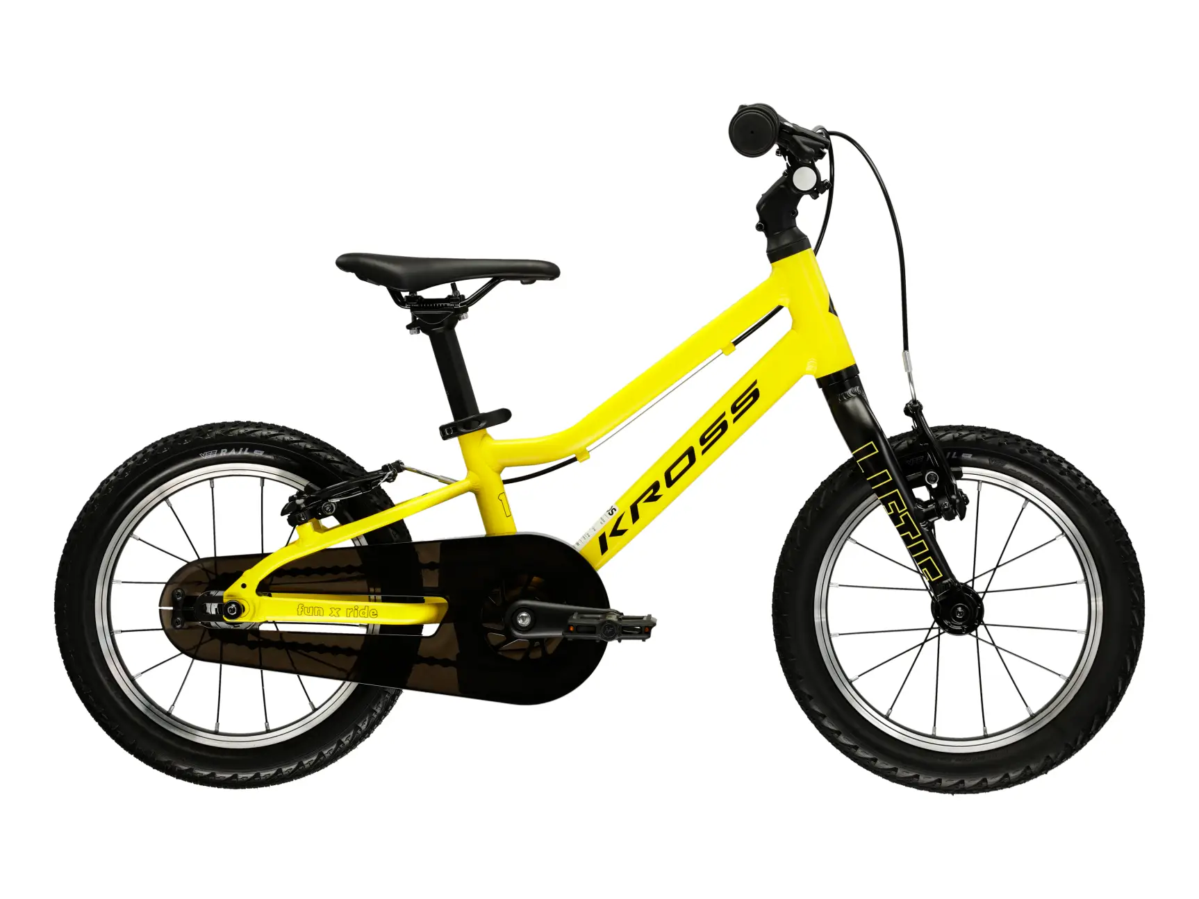 KROSS LIFTIE, model 2025, pneu 14", barva žlutá - ZDARMA dopravné, odborná montáž, seřízení!
