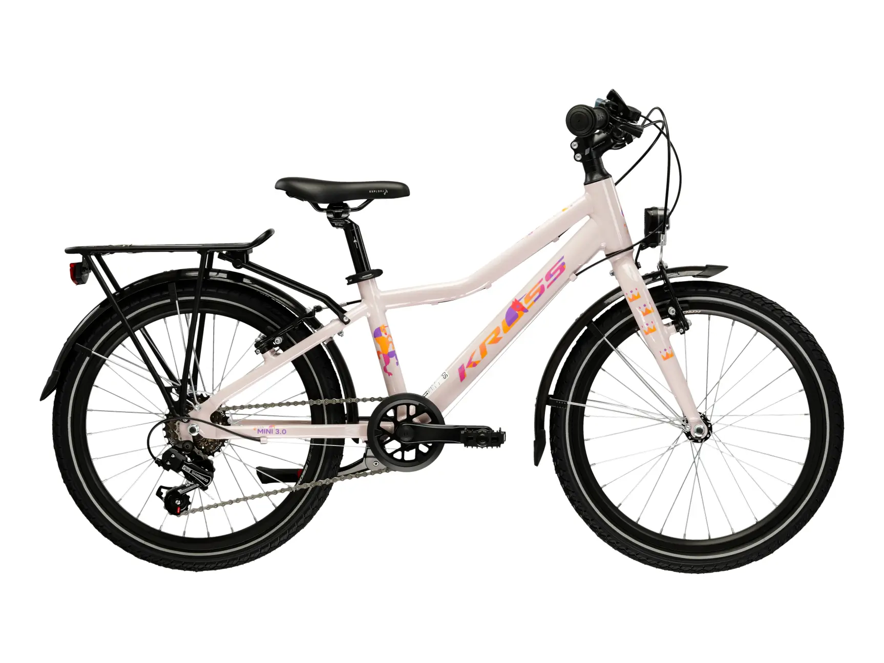 KROSS LEA MINI 3.0 EQ, model 2025, pneu 20", barva růžová - ZDARMA dopravné, odborná montáž, seřízení!