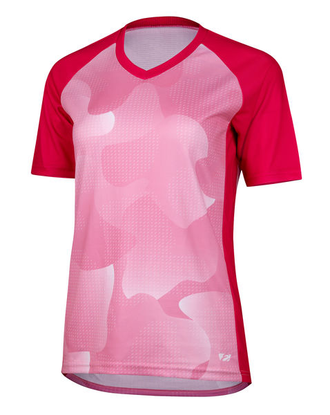 Dámské volné triko/dres ROXY, růžová/bílá