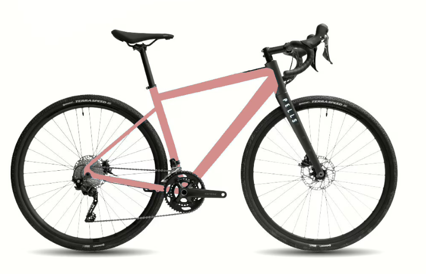 PELLS Raw 4 28", model 2025, barva Dusty Rose - ZDARMA dopravné, odborná montáž, seřízení a dárkový poukaz na nákup příslušenství!