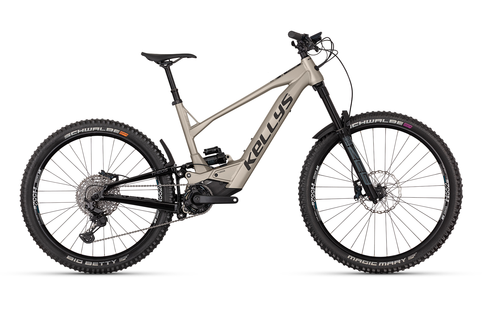 KELLYS Theos RS50 P Titanium 29"/27.5" 820Wh/23Ah, model 2026 - ZDARMA dopravné, odborná montáž a seřízení!