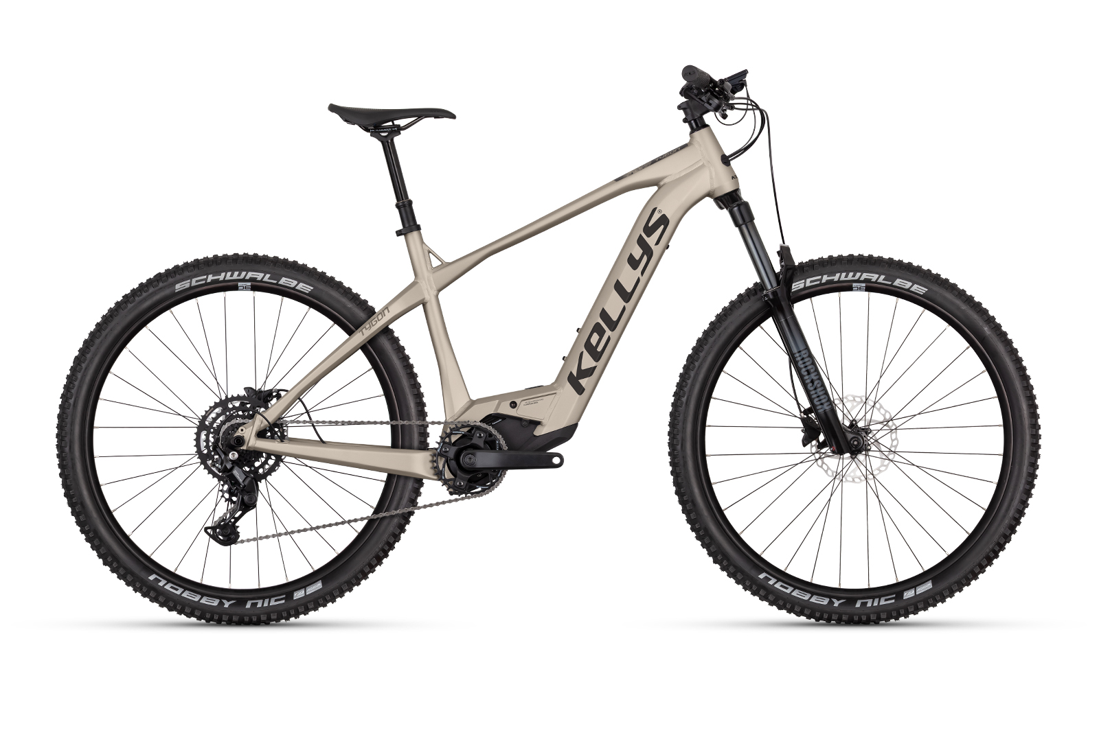 KELLYS Tygon RS50 P Mocha Grey 29" 820Wh/23Ah, model 2026 - ZDARMA dopravné, odborná montáž a seřízení!