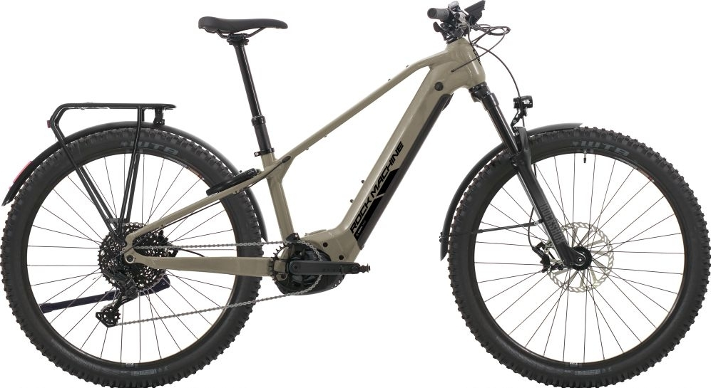 Rock Machine eBlizz B90T, pneu 29", model 2025, Gloss Stone Gray - ZDARMA dopravné, seřízení, odborná montáž a dárkový poukaz na nákup příslušenství!