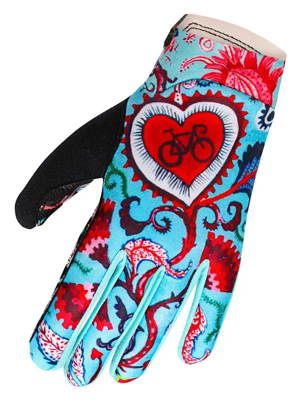 Cyklistické rukavice Winter Cycology Secret Garden