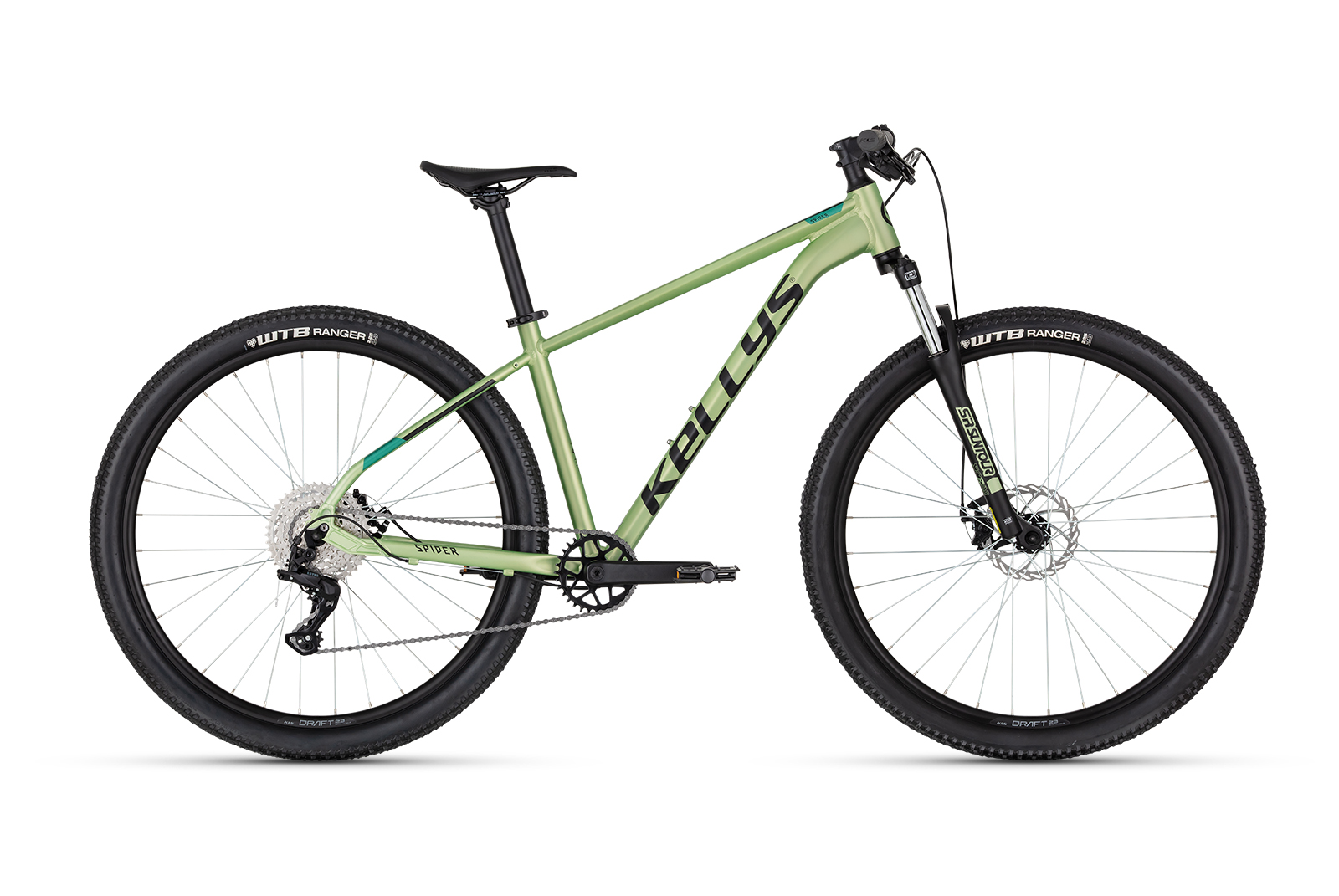 Kellys Spider X30 Pistachio Green 27,5", 2026 - ZDARMA dopravné, odborná montáž, seřízení  a sada světel!