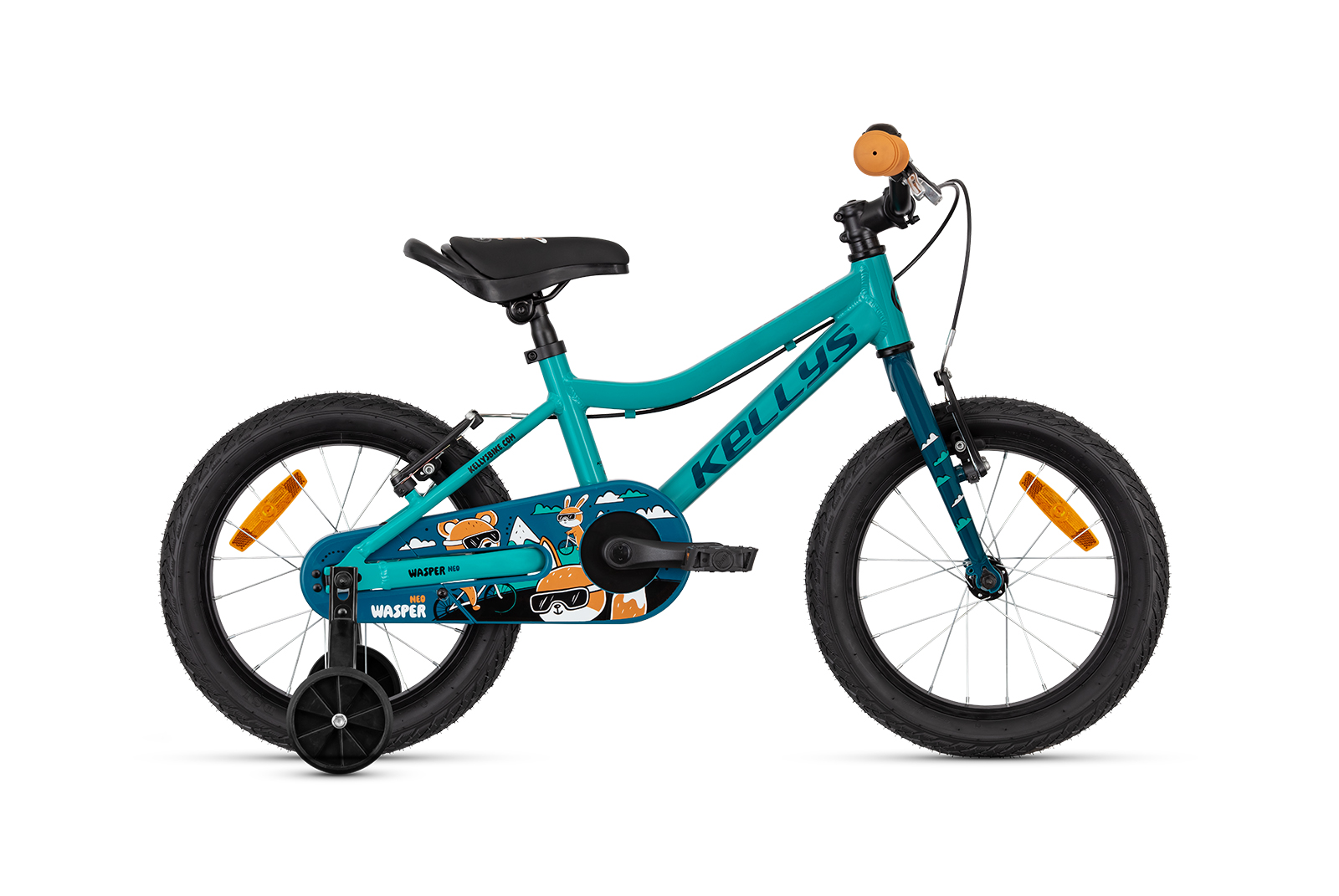 Dětské kolo KELLYS Wasper Neo Teal, pneu 16", model 2026 - ZDARMA dopravné, seřízení a odborná montáž!