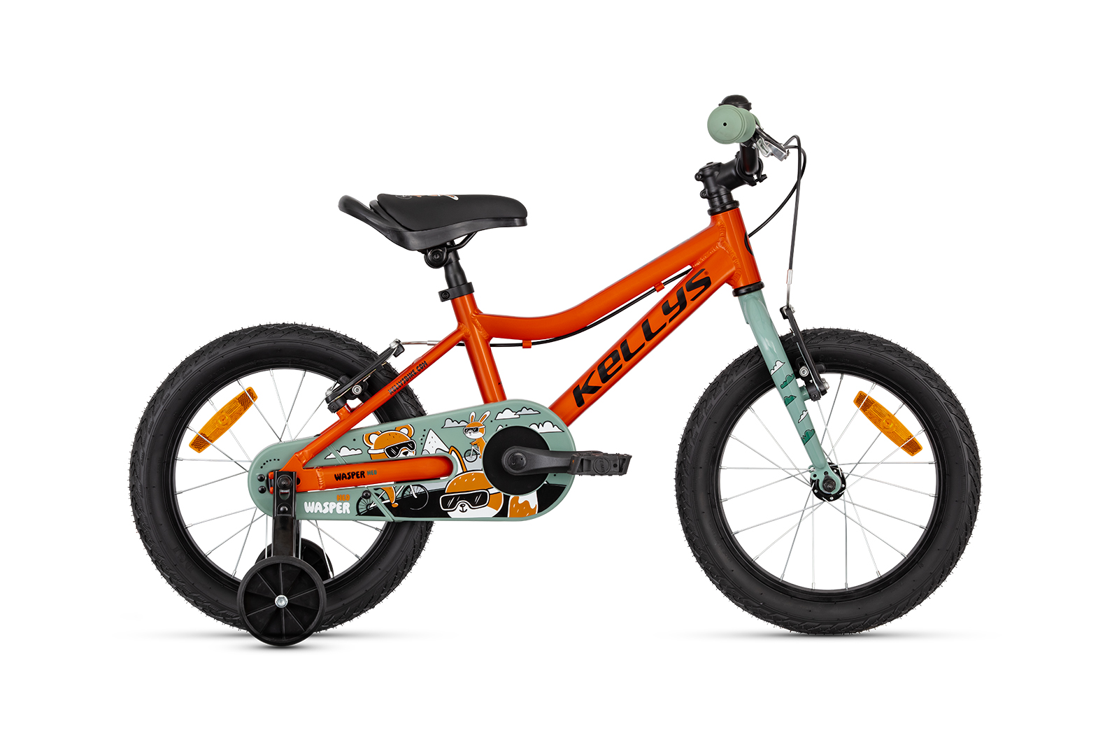 Dětské kolo KELLYS Wasper Neo Orange 16", model 2026 - ZDARMA dopravné, seřízení a odborná montáž!