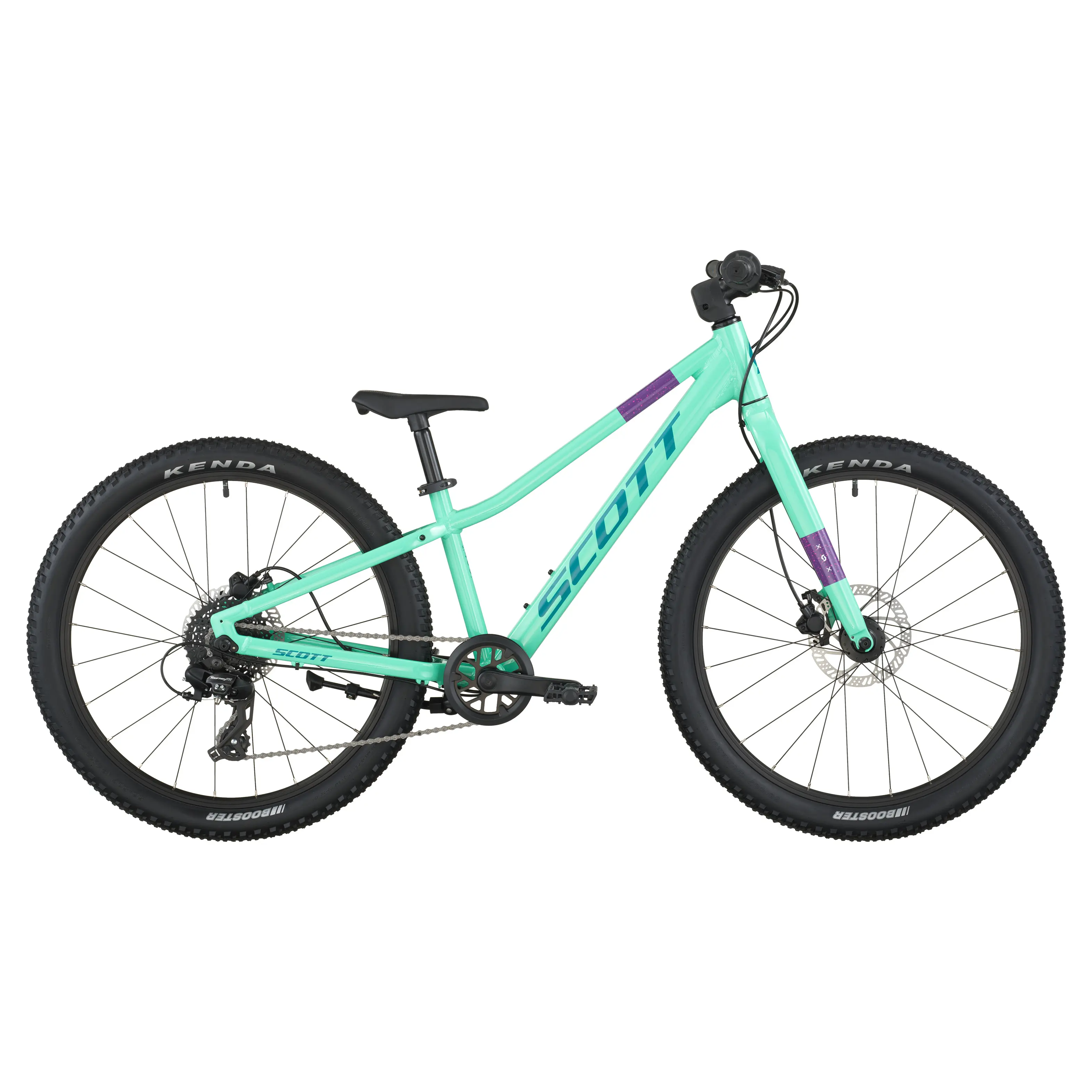 Scott Scale 400, model 2026, pneu 24", barva zelená - ZDARMA dopravné, odborná montáž, seřízení a sada světel!