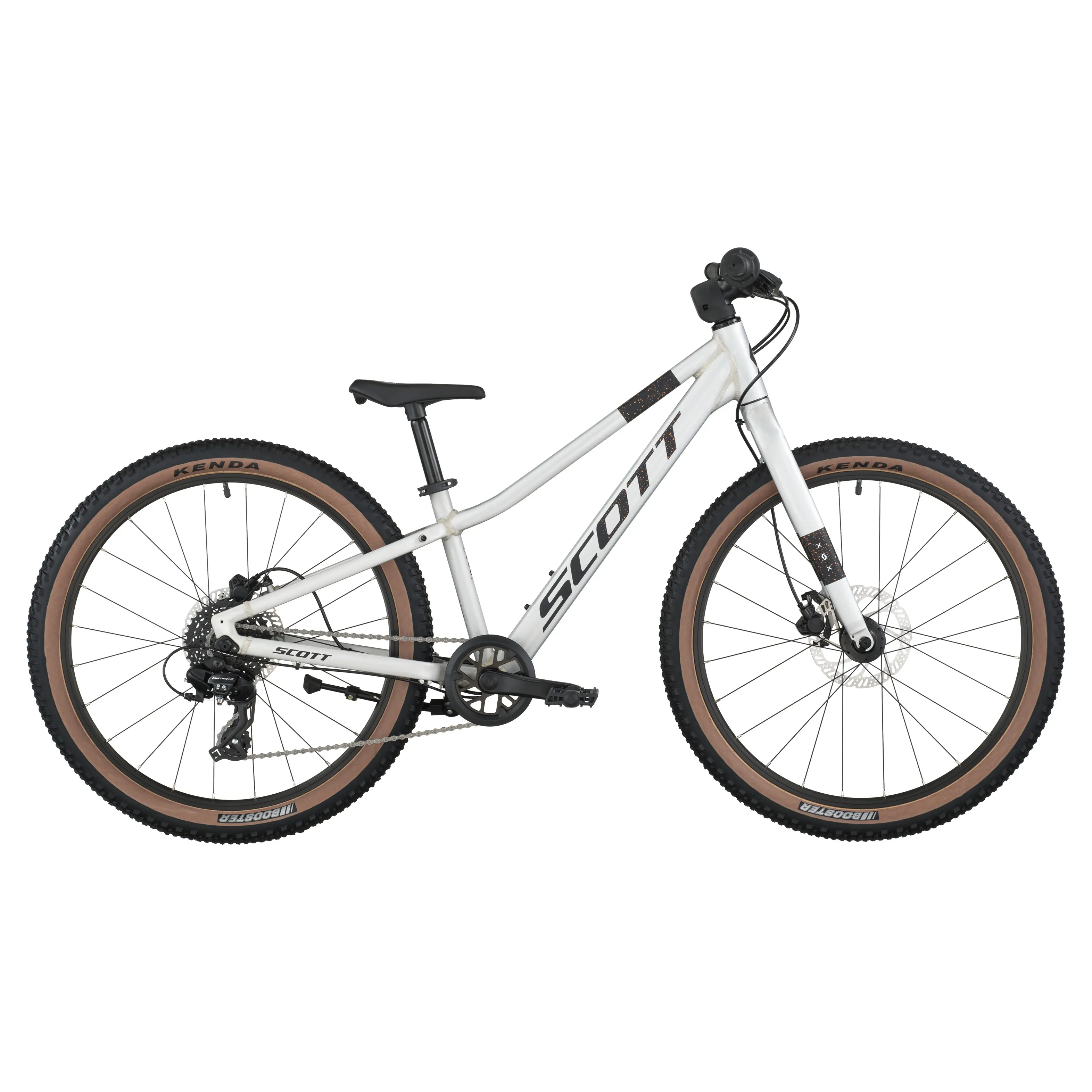 Scott Scale 400, model 2026, pneu 24", barva stříbrná - ZDARMA dopravné, odborná montáž, seřízení a sada světel!
