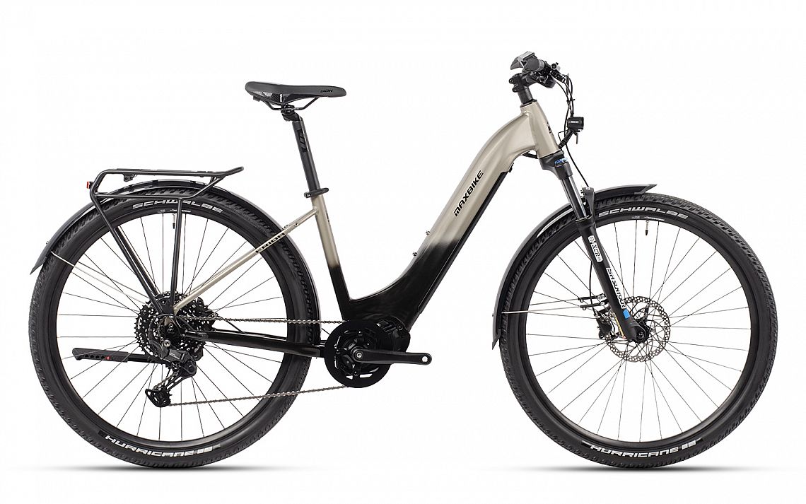 MAXBIKE FRIDA sandstone, pneu 29", baterie 720Wh/20Ah, model 2026, rám M - ZDARMA dopravné, odborná montáž a seřízení!