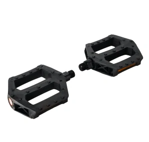 Pedály FORCE ARZA plastové kuličková ložiska, černé