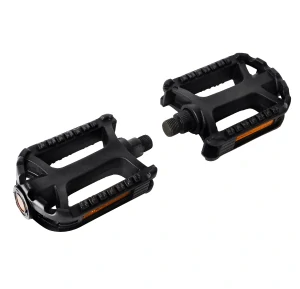 Pedály FORCE AVIX plastové kuličková ložiska, černé