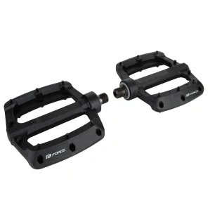 Pedály FORCE KICK nylonové, 3 prům. ložiska, černé