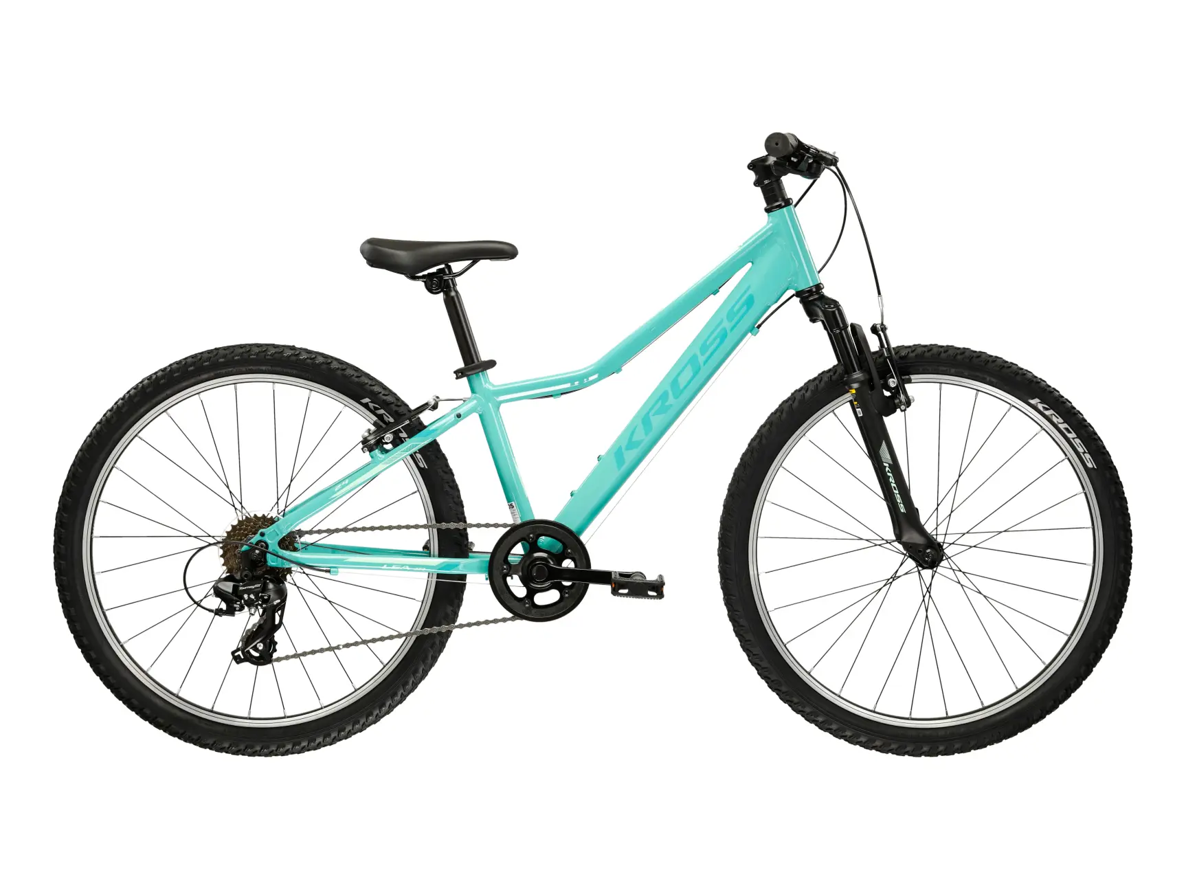 KROSS LEA JR 1.0, model 2026, pneu 24", barva mátová - ZDARMA dopravné, odborná montáž, seřízení a sada světel TWINS!