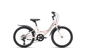 Dětské kolo CTM MAGGIE, pneu 20", barva matná starorůžová perleť/šedá, model 2025 - ZDARMA dopravné, montáž!