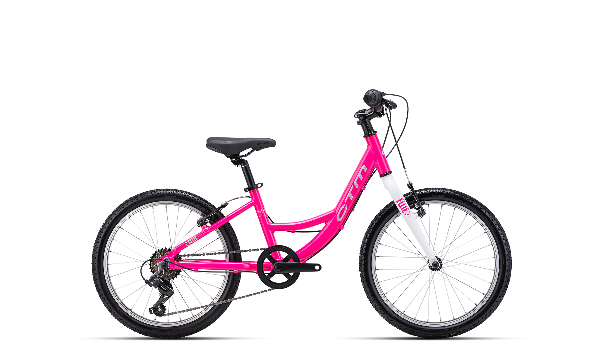 Dětské kolo CTM ELLIE 20", barva růžová, model 2026 - ZDARMA dopravné, montáž!