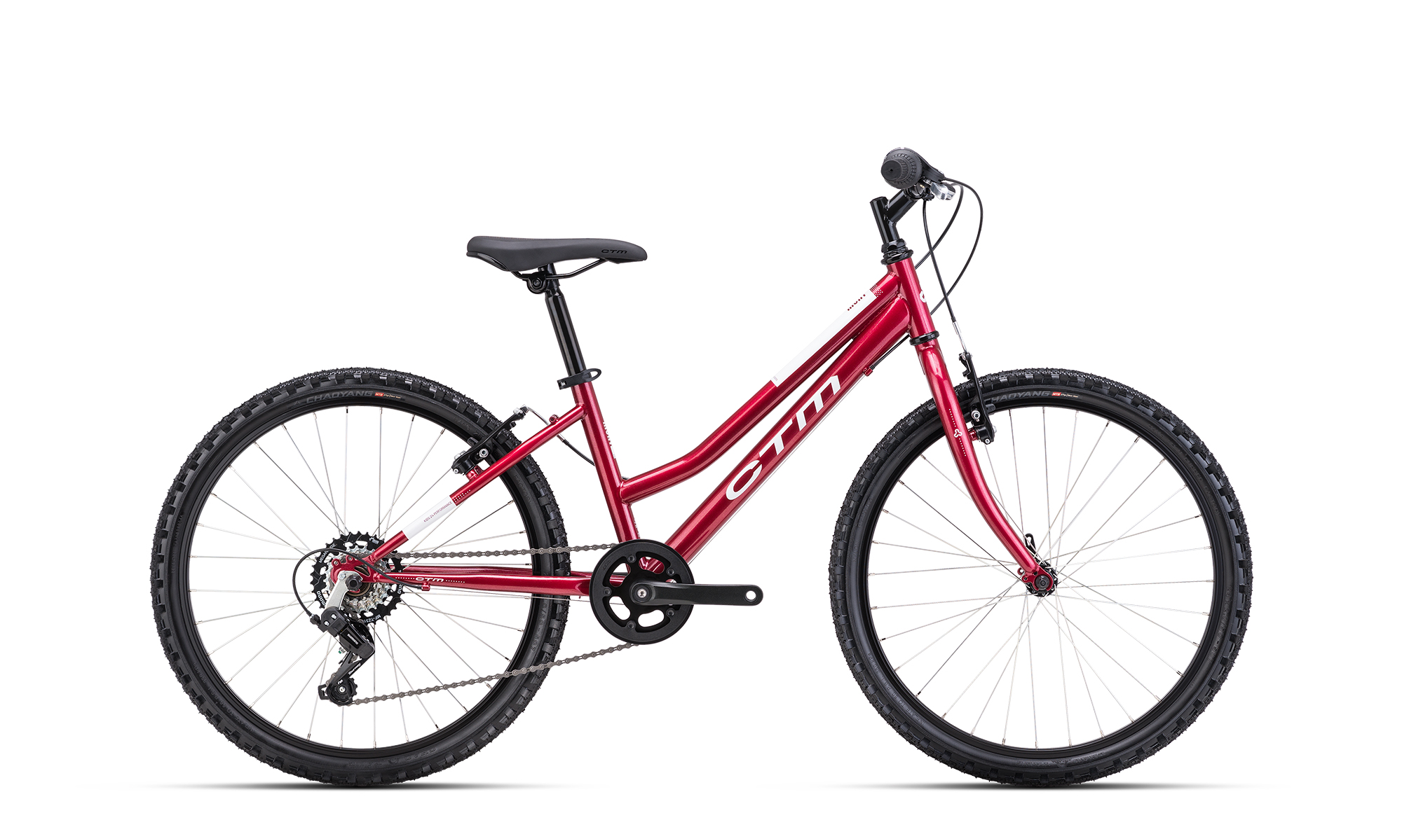 CTM MONY 24", barva tmavěbordová perleť / bílá, model 2025 - ZDARMA dopravné, seřízení a odborná montáž!