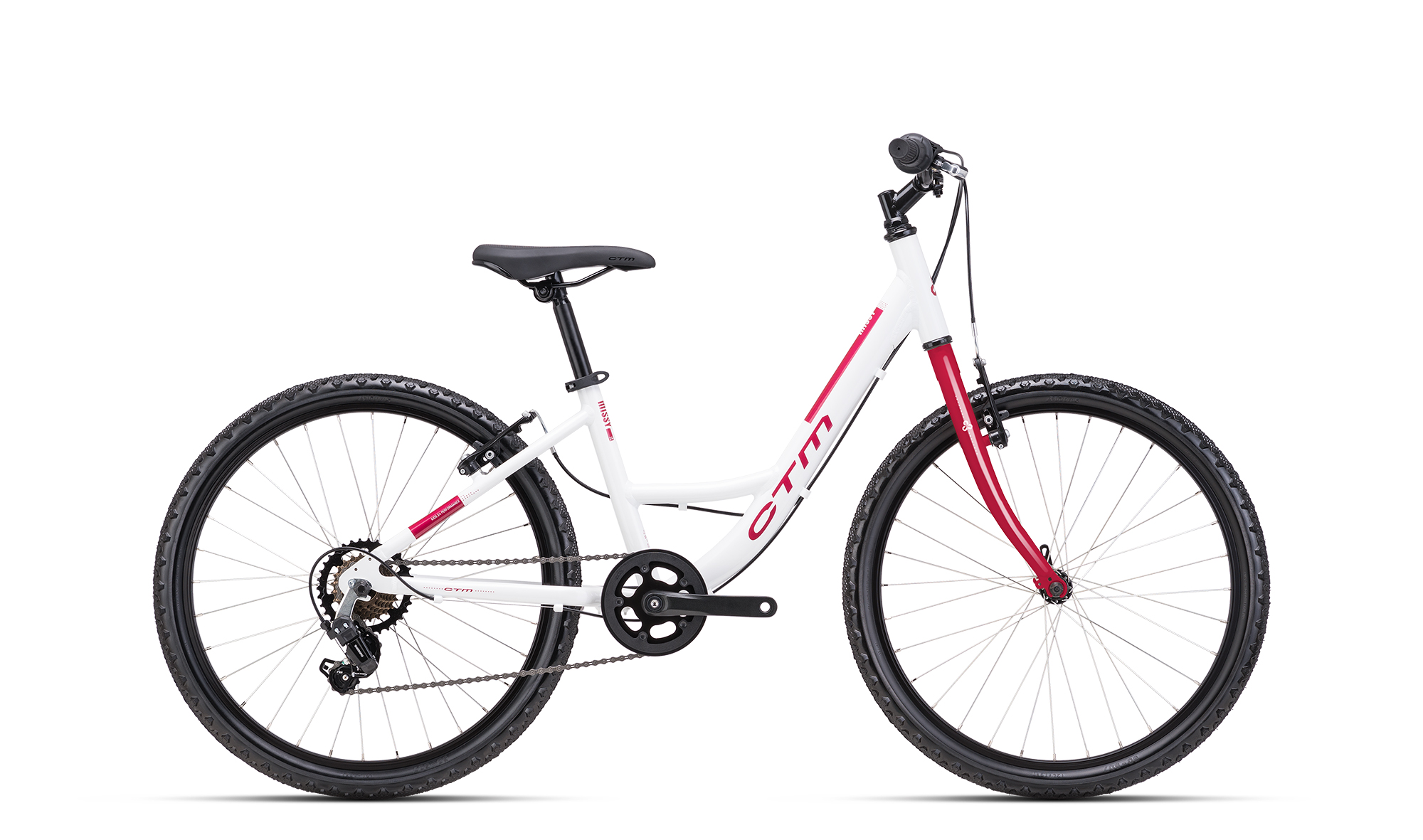 CTM MISSY 24", barva  bílá / tmavěbordová, model 2025 - ZDARMA dopravné, seřízení a odborná montáž!