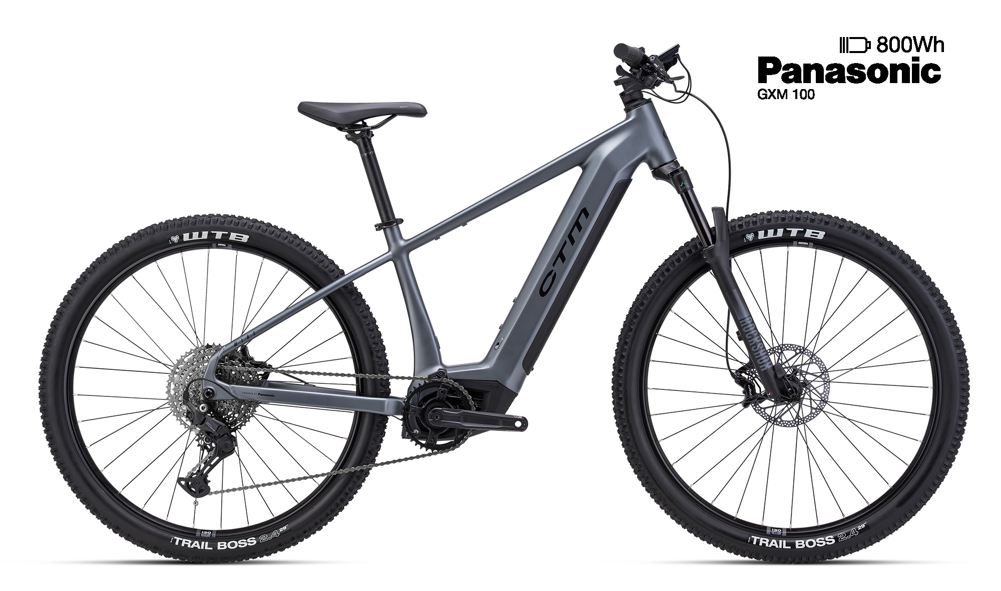 CTM WIRE GX Xpert, barva matná šedá, 29", baterie 800Wh/22,3Ah, model 2026 - ZDARMA dopravné, seřízení, odborná montáž a dárkový poukaz na nákup příslušenství!