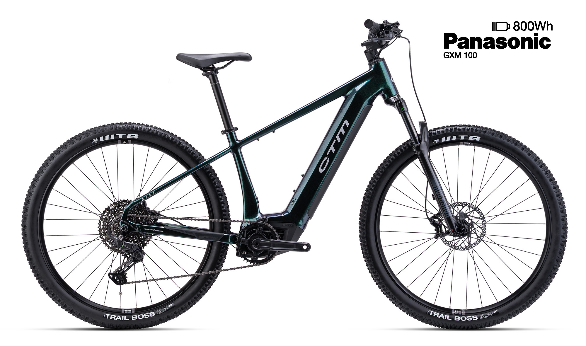 CTM WIRE GX Xpert, barva zelená, 29", baterie 800Wh/22,3Ah, model 2026 - ZDARMA dopravné, seřízení, odborná montáž a dárkový poukaz na nákup příslušenství!