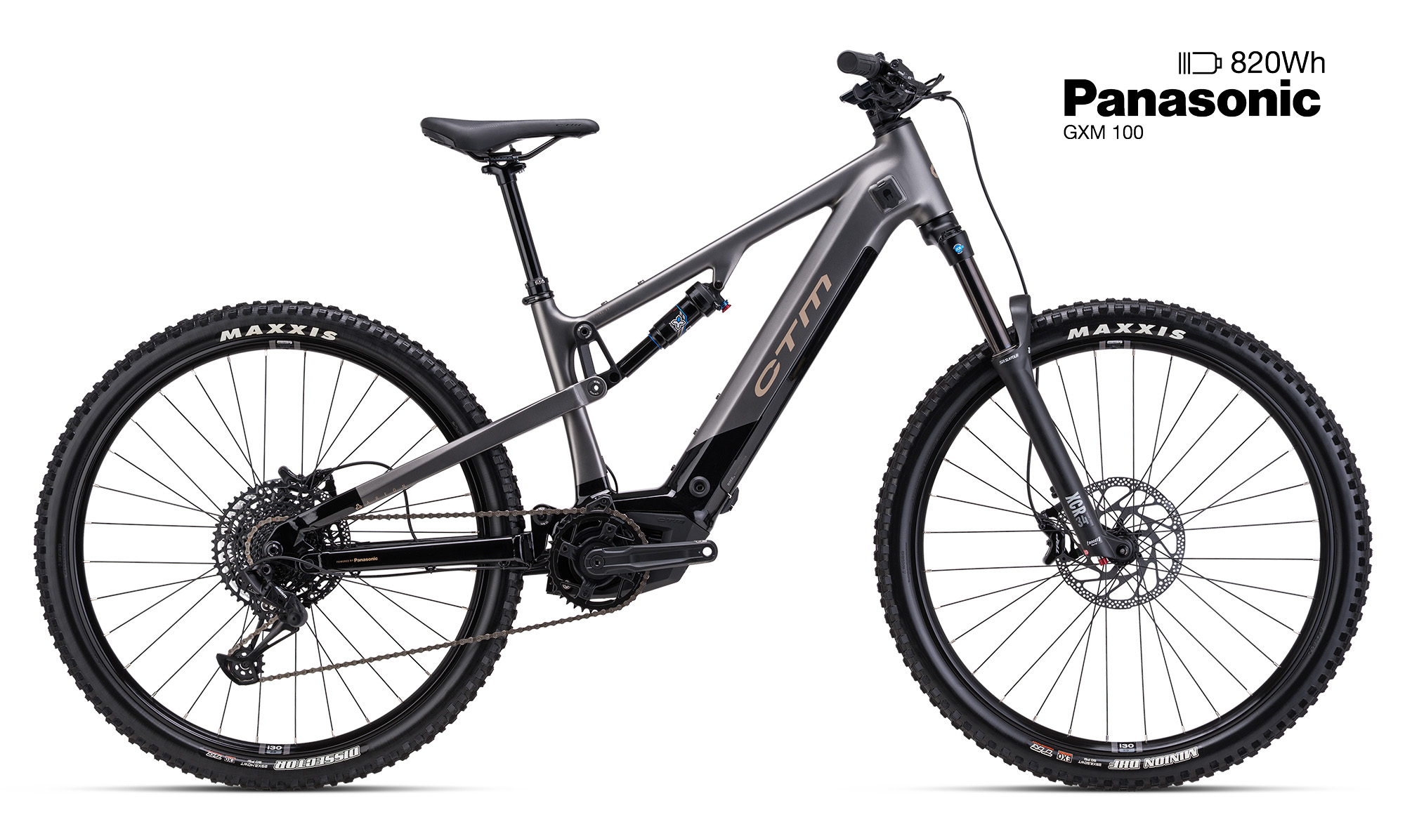 CTM AREON GX Comp 29", barva černá/matná antracitová, baterie 820Wh/22,8Ah, model 2026 - ZDARMA dopravné, seřízení, odborná montáž a dárkový poukaz na nákup příslušenství!