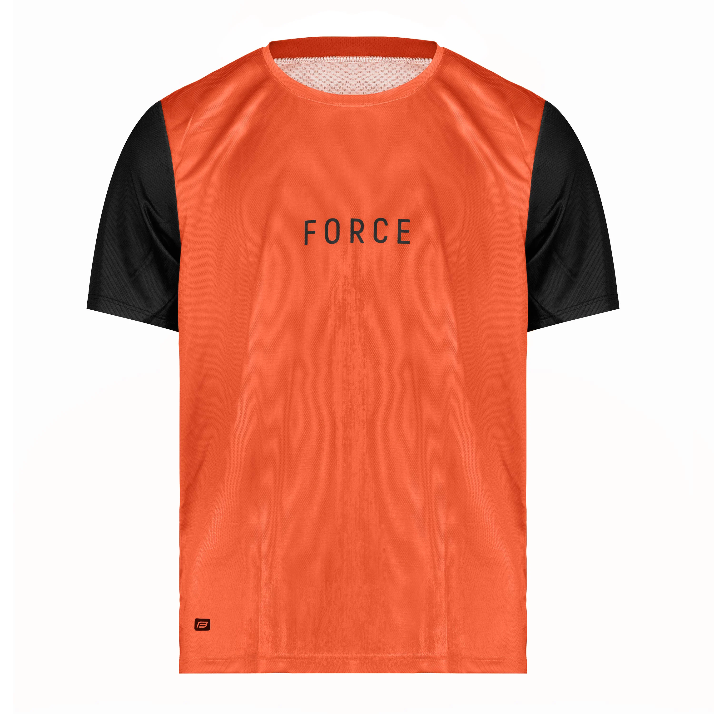 Dres FORCE MTB RULES kr. rukáv, oranžový
