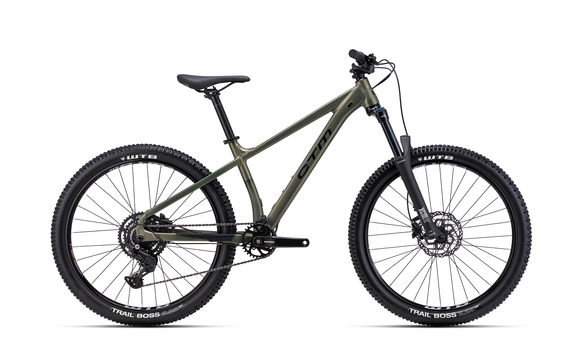 CTM ZEPHYR Comp JR 26", barva matná zemitá zelená, model 2026 - ZDARMA dopravné, seřízení, odborná montáž a zámek ABUS!