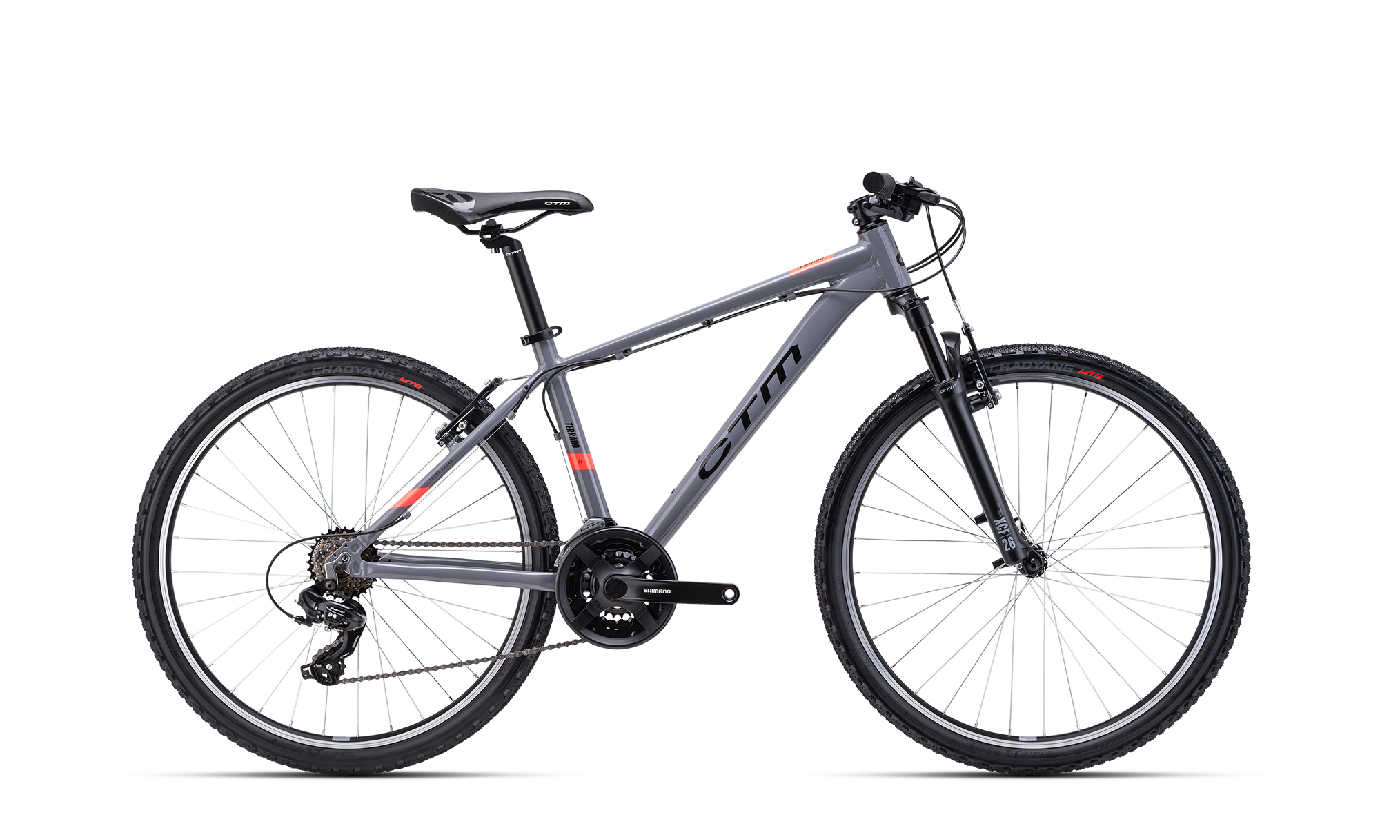 CTM TERRANO 26", barva šedá, model 2026 - ZDARMA dopravné, seřízení a odborná montáž!