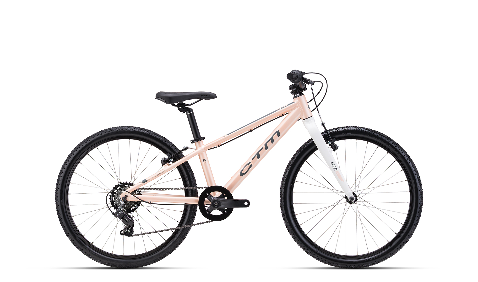 CTM ROCKY SL, barva matná světle růžová, 24", model 2026 - ZDARMA dopravné, seřízení a odborná montáž!