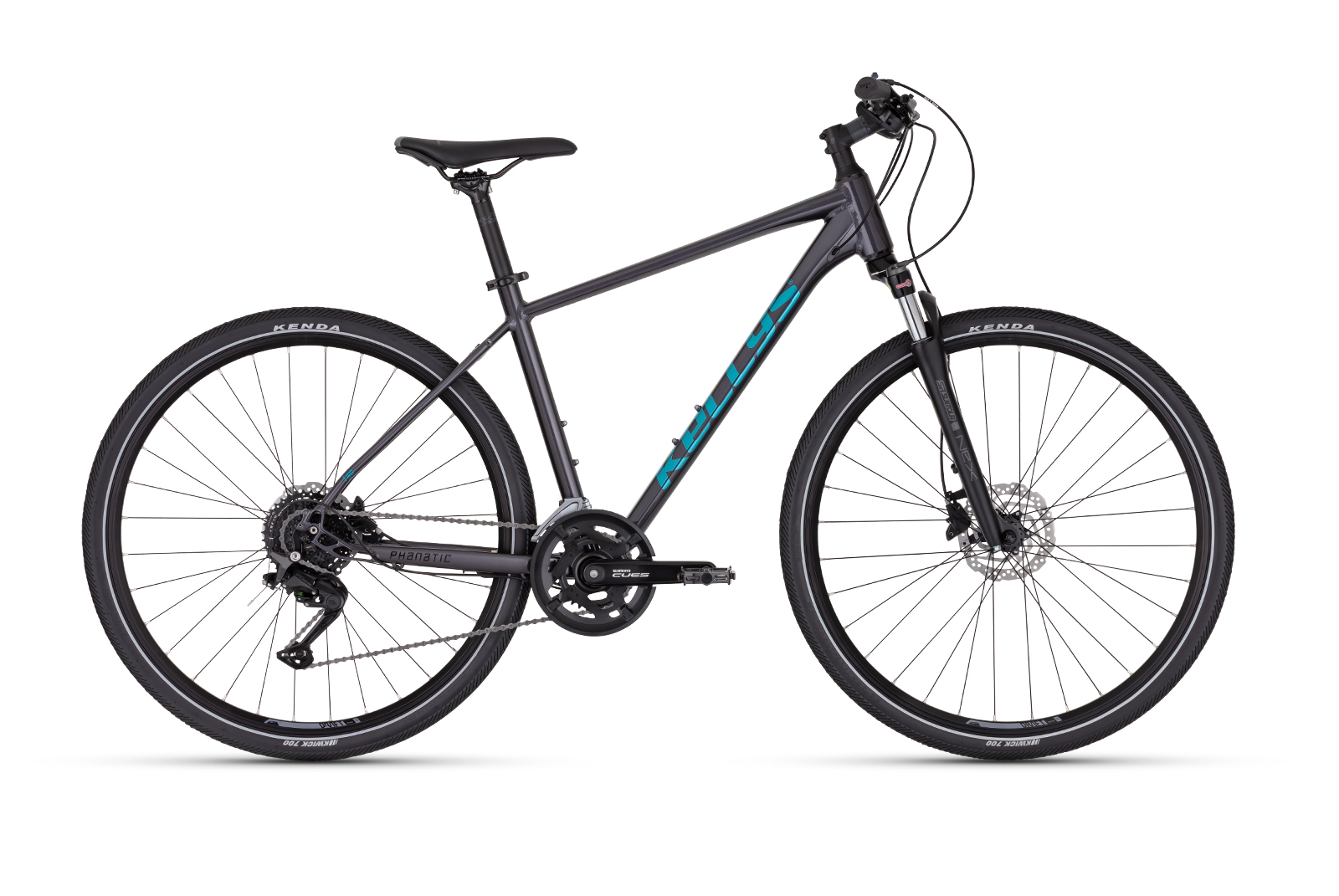 KELLYS Phanatic 50 Anthracite 28", model 2026 - ZDARMA dopravné, seřízení, odborná montáž a sada světel!