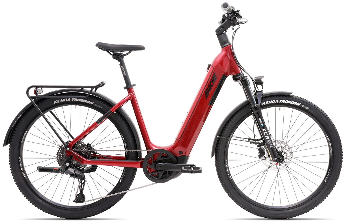APACHE Rio Grande Bosch CX 800 Wh/22,2 Ah, 27,5" Touring, barva červená - ZDARMA dopravné, odborná montáž, seřízení a dárkový poukaz na nákup příslušenství!