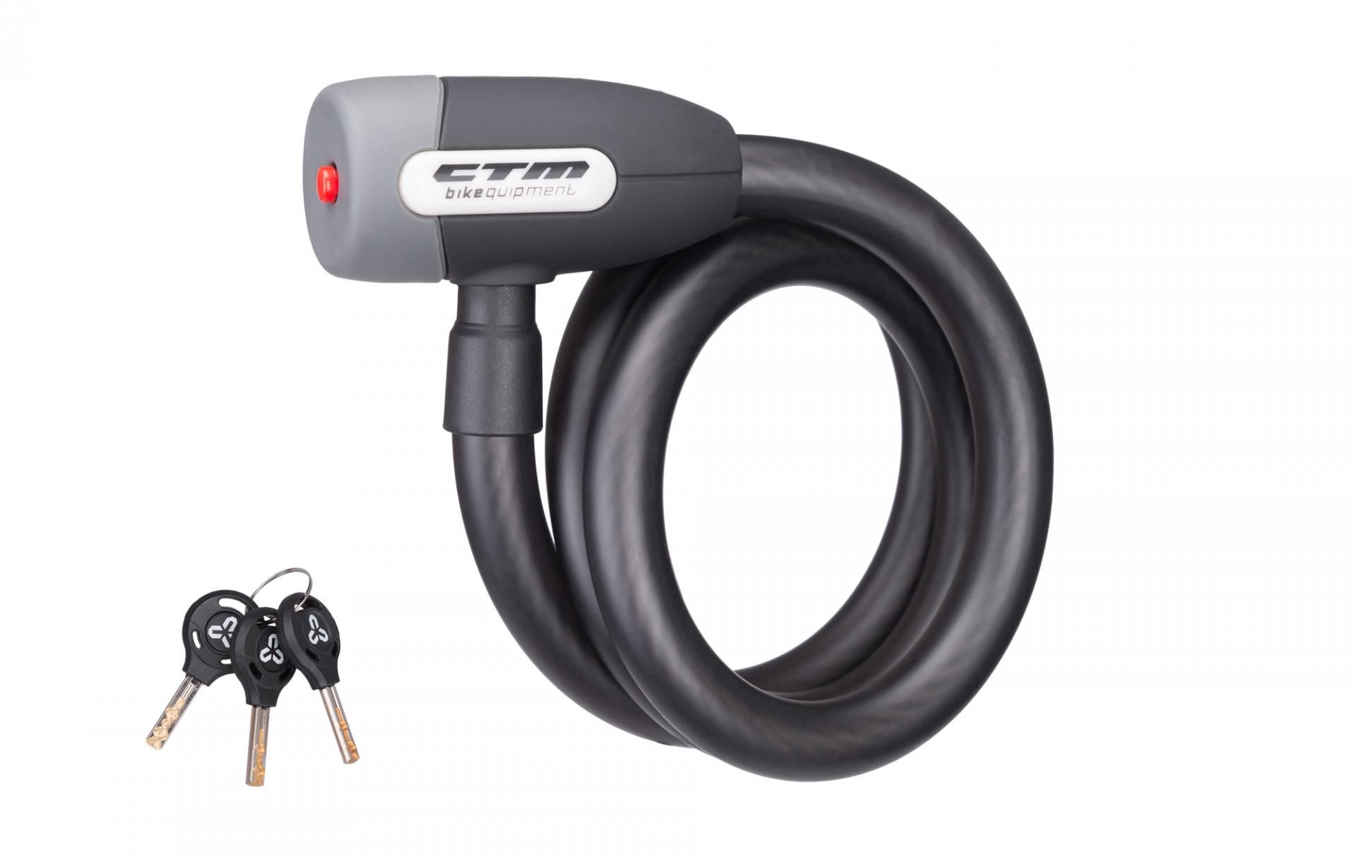 Zámek spirálový CTM CABLE, 15x1000mm