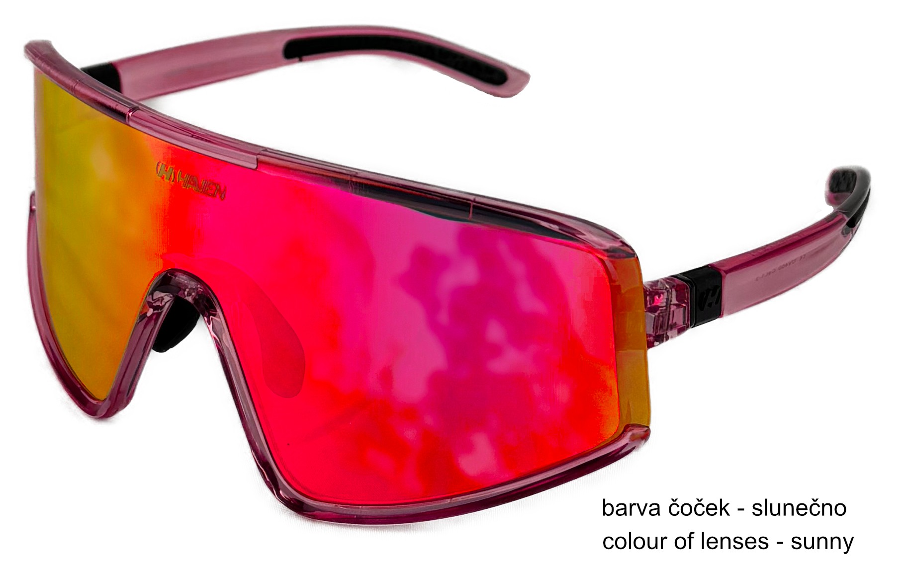Sluneční brýle HAVEN VIBE PHOTO pink transparent photochromic