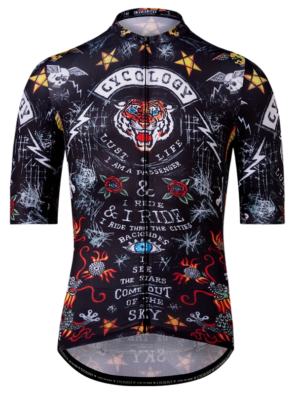 Cyklodres CYCOLOGY City of Angels Black, men, krátký rukáv