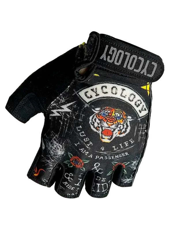 Cyklistické rukavice Cycology City of Angels Black