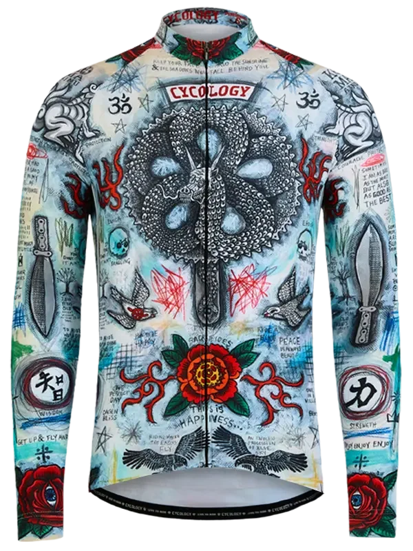 Cyklodres CYCOLOGY Winter Temple, pánský, dlouhý rukáv