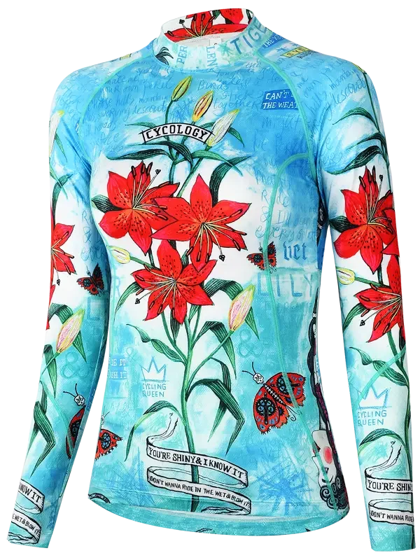 Funkční spodní vrstva CYCOLOGY Tiger Lily, aqua, dámské
